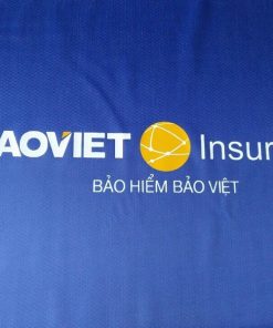 Áo mưa in logo khách hàng Bảo hiểm Bảo Việt