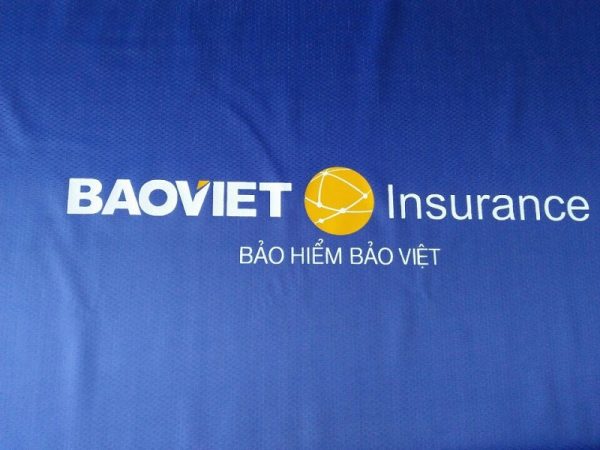 Áo mưa in logo khách hàng Bảo hiểm Bảo Việt