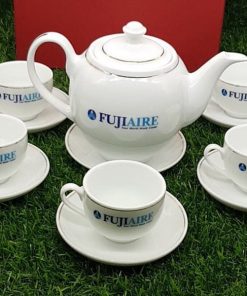 Bộ ấm chén in logo Fujiaire