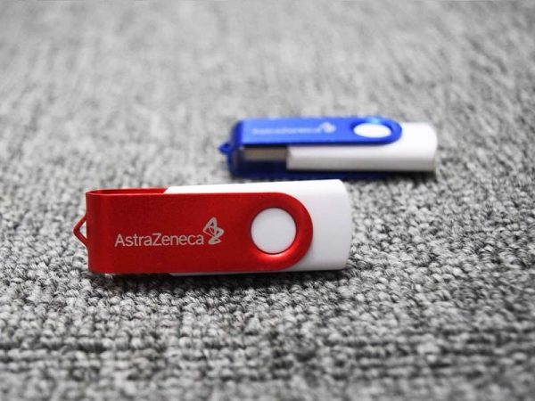 USB kim loại in logo khách hàng AstraZeneca