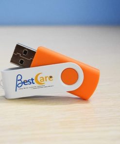 USB in logo khách hàng Bestcare