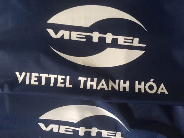 Áo mưa in logo khách hàng Viettel Thanh Hóa