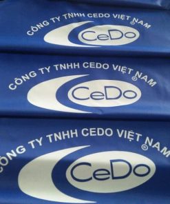 Áo mưa vải dù in logo khách hàng Cedo