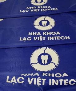 Áo mưa vải dù in logo khách hàng Lạc Việt Intech